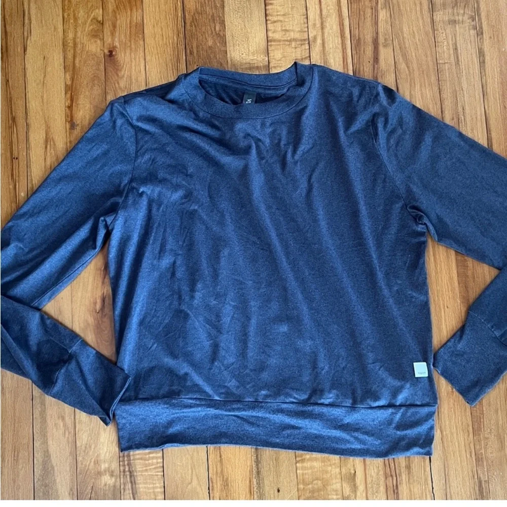 Vuori Daydream Crew Azure Heather size small - Picture 3 of 5